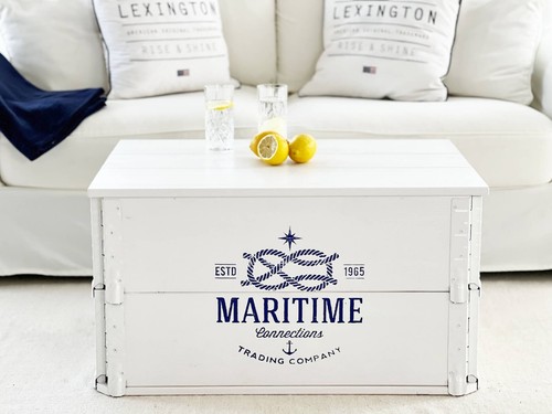 Truhe couchtisch holz - couchtisch, massiv