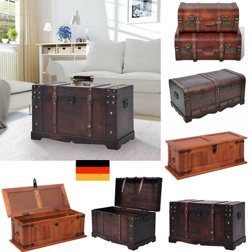 Retro holztruhe truhenbank - retro,