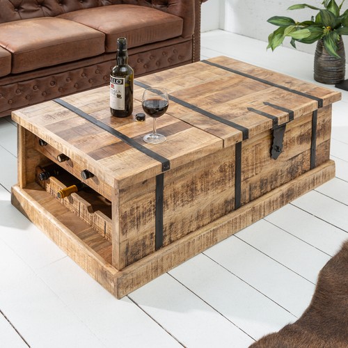 Massivholz couchtisch bodega - couchtisch,