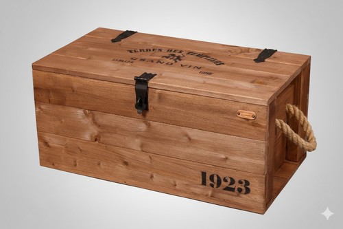 Truhe couchtisch holz massiv - couchtisch,